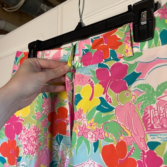 Vintage Lilly Pulitzer Tropical Pants - Picture 4 of 10